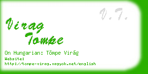 virag tompe business card
