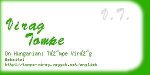 virag tompe business card